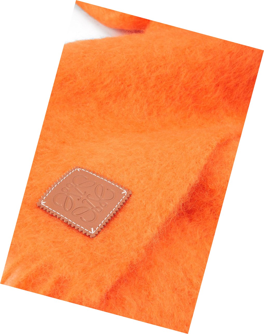 Loewe Scarf in wool and mohair Orange | 4690EIGAR