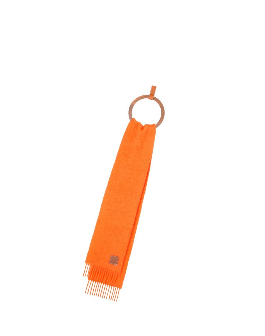 Loewe Scarf in wool and mohair Orange | 4690EIGAR