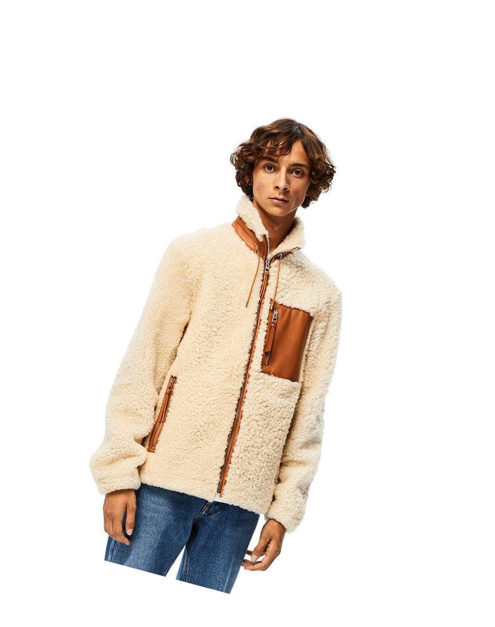 Loewe Shearling jacket Blanche | 1584KMUSJ