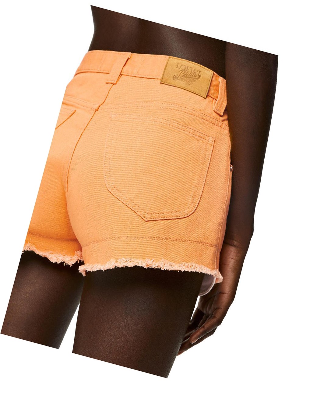 Loewe Shorts in denim Mandarin | 3857FDRZY