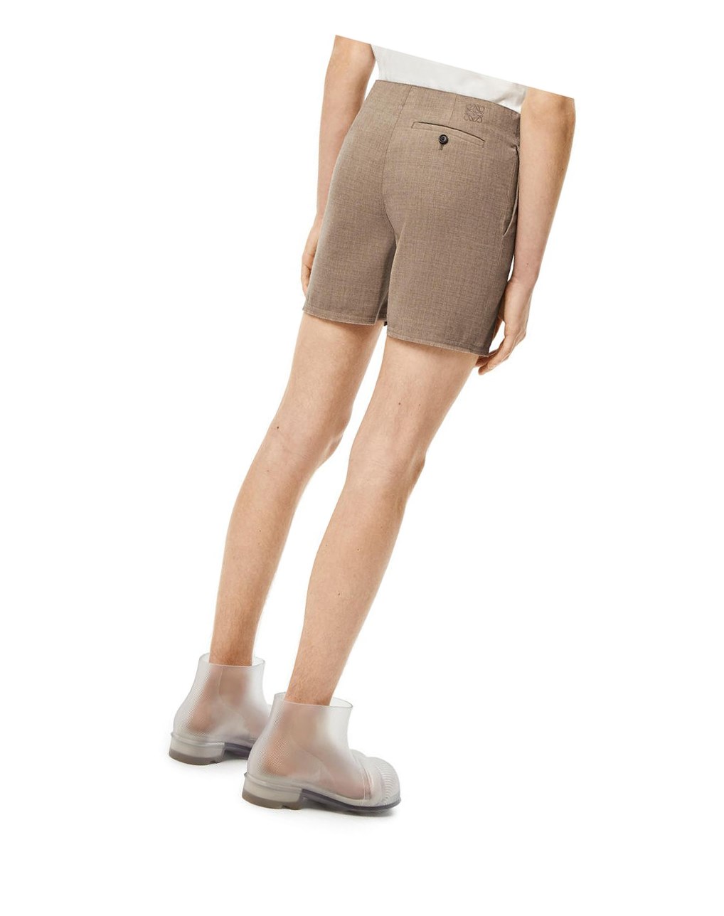 Loewe Shorts in wool Beige | 1523HJICL