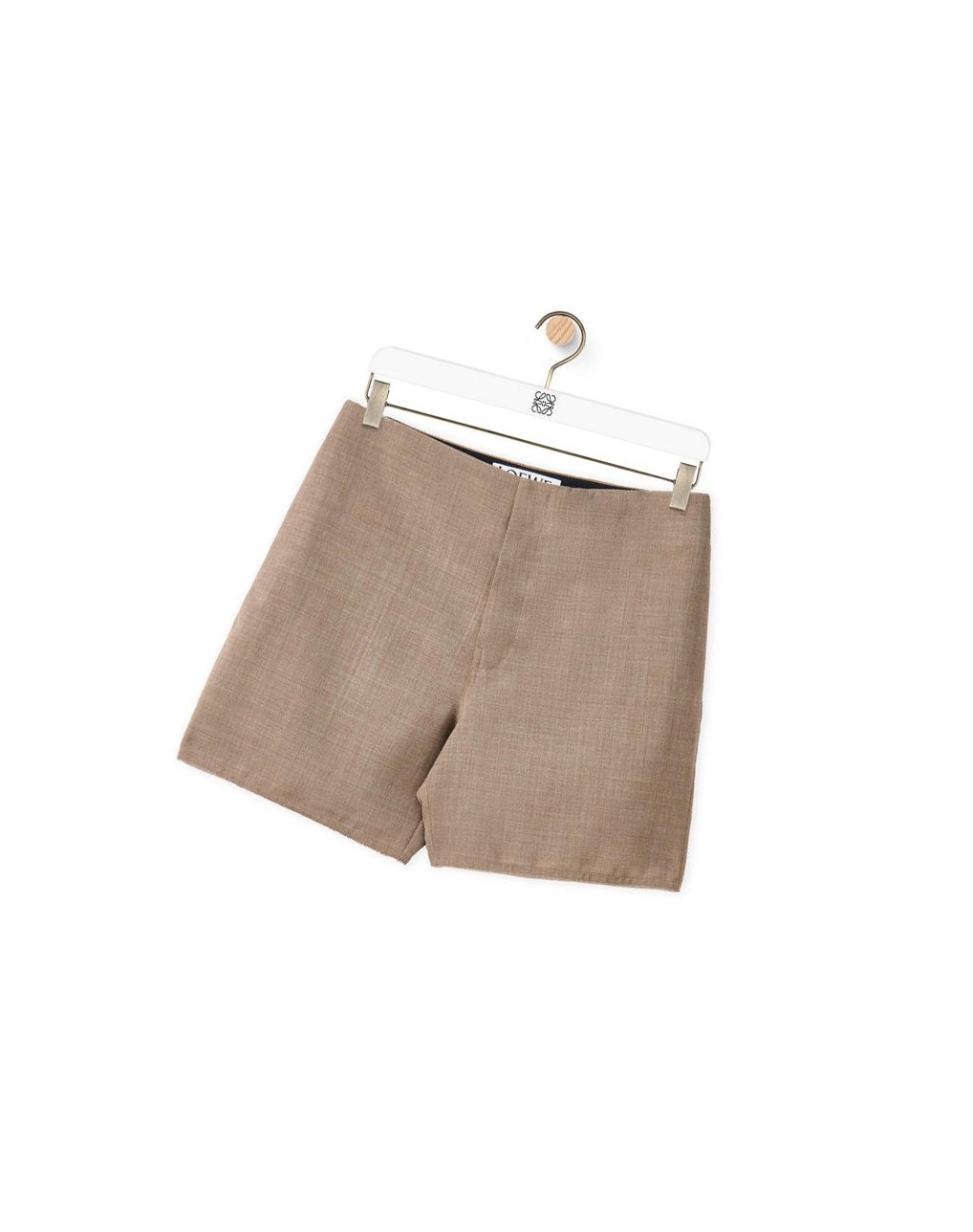 Loewe Shorts in wool Beige | 1523HJICL