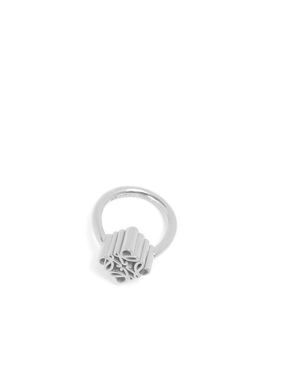 Loewe Single Anagram ring in sterling silver Argent | 4835JHFVW