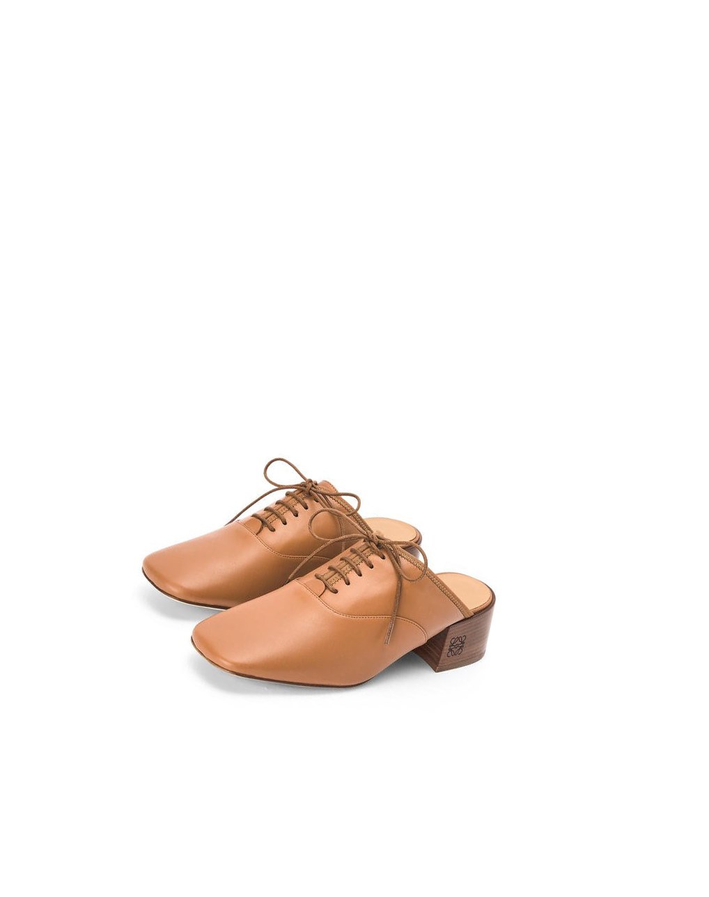 Loewe Slip on soft derby in lambskin Camel | 5341MXKHP