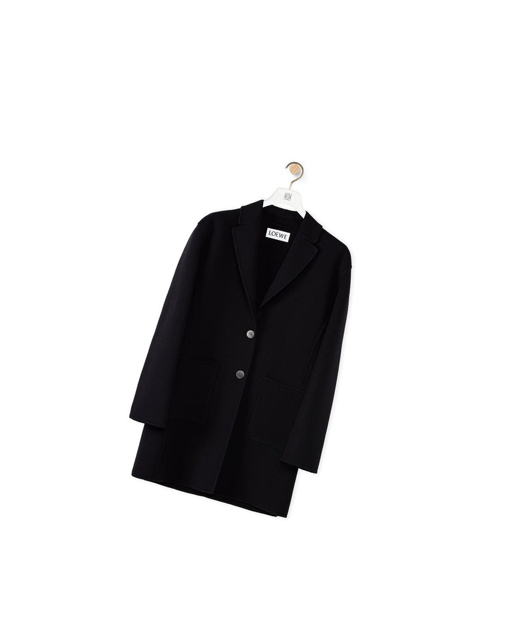 Loewe Slit jacket in wool and cashmere Noir | 1853GJQEW