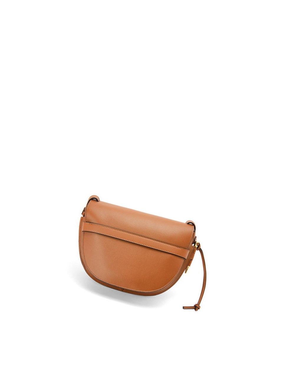 Loewe Small Gate bag in soft calfskin and jacquard Tan | 1046BWOJN