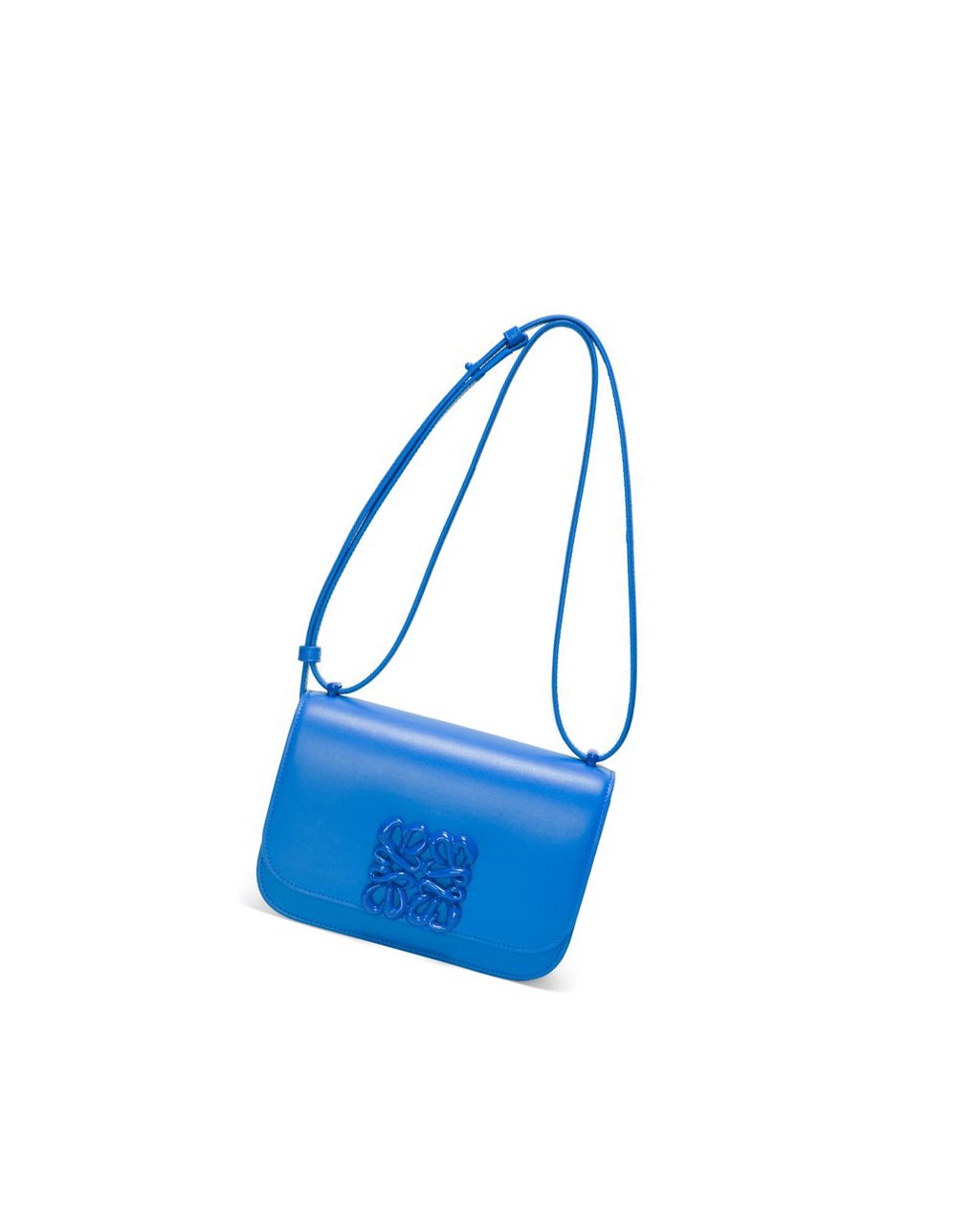 Loewe Small Goya bag in silk calfskin Bleu | 0527HGKFZ