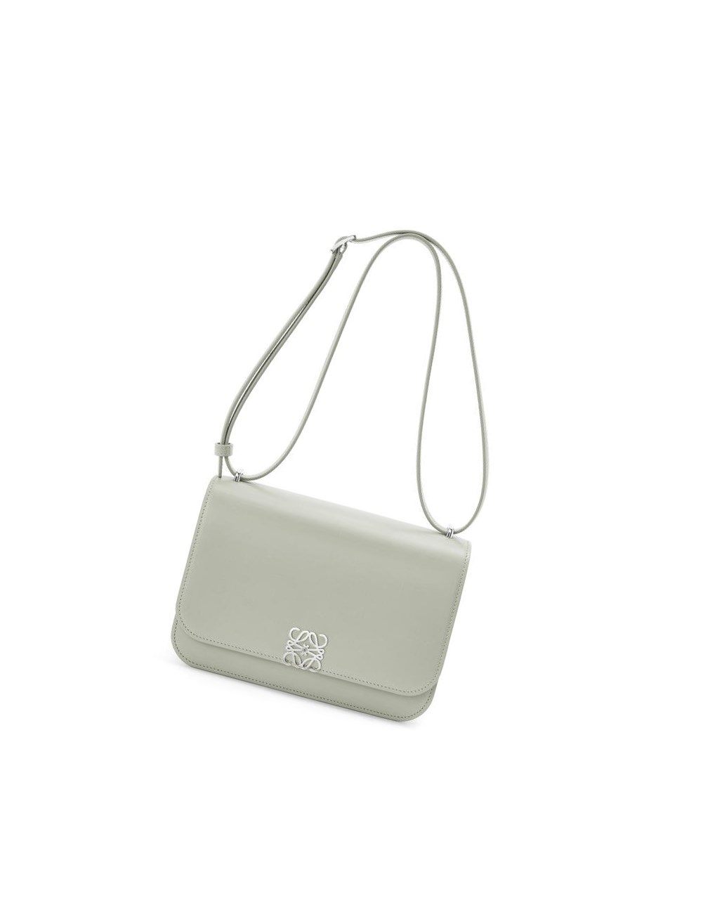 Loewe Small Goya bag in silk calfskin Grise | 3409SCZUI