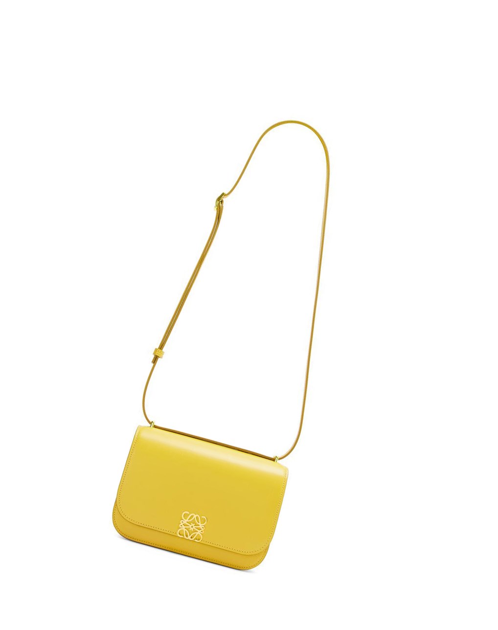 Loewe Small Goya bag in silk calfskin Jaune | 4938YRTNL