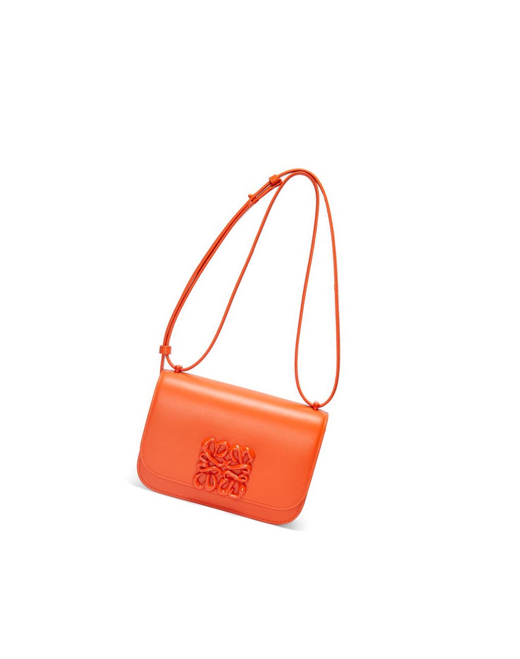 Loewe Small Goya bag in silk calfskin Orange | 5962TUDIY