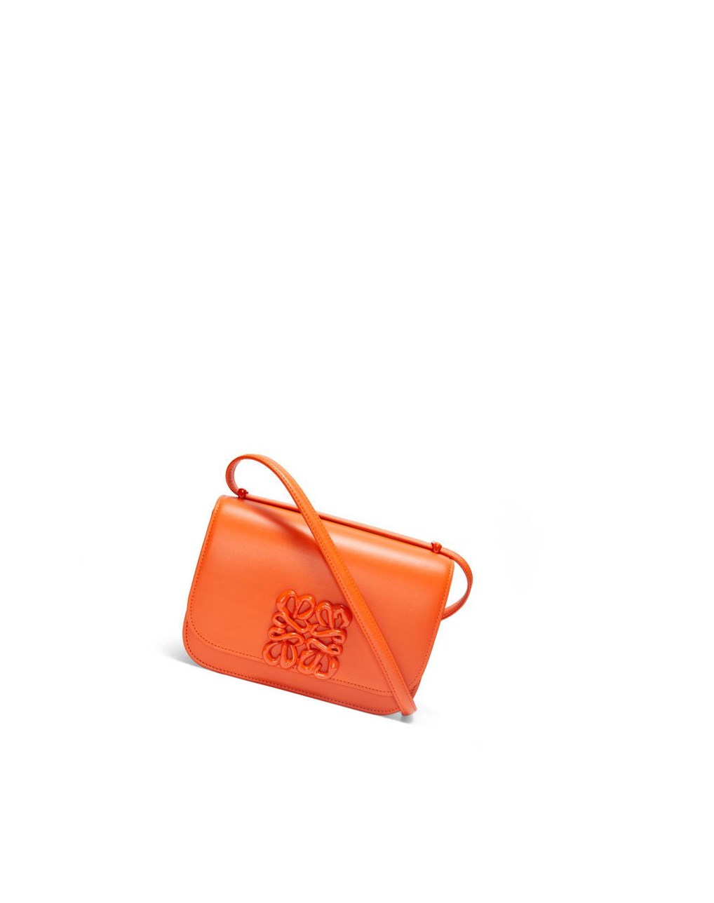 Loewe Small Goya bag in silk calfskin Orange | 5962TUDIY