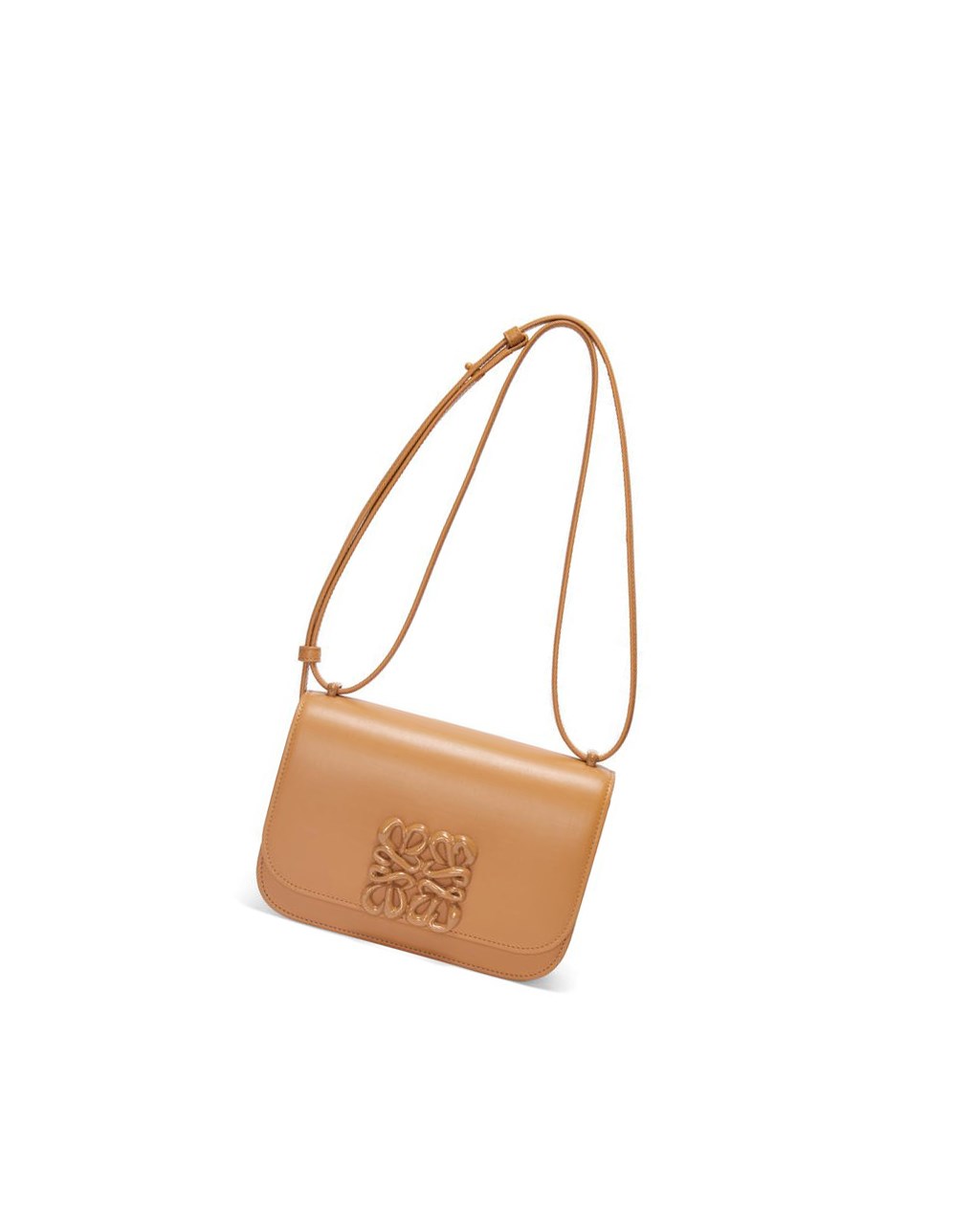 Loewe Small Goya bag in silk calfskin Warm Desert | 9750GJDQN