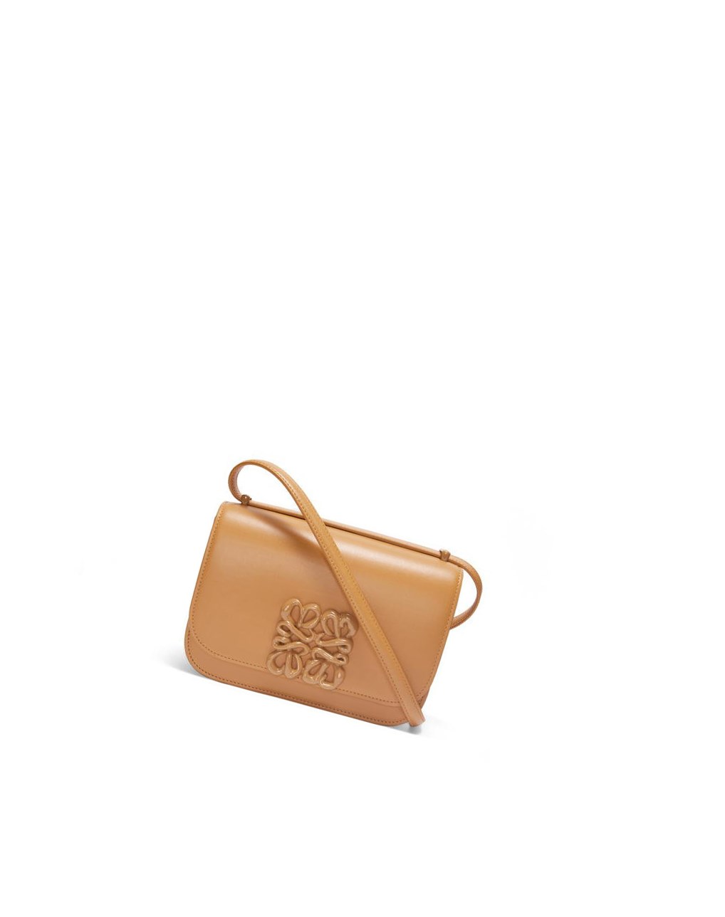 Loewe Small Goya bag in silk calfskin Warm Desert | 9750GJDQN