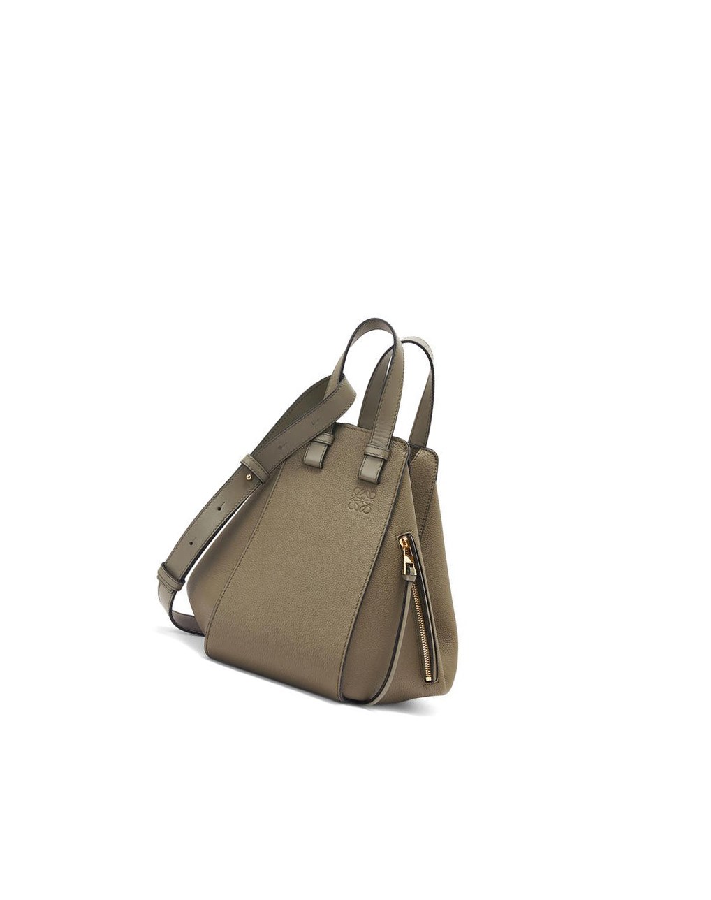 Loewe Small Hammock bag in soft grained calfskin Vert | 3896YRTIU