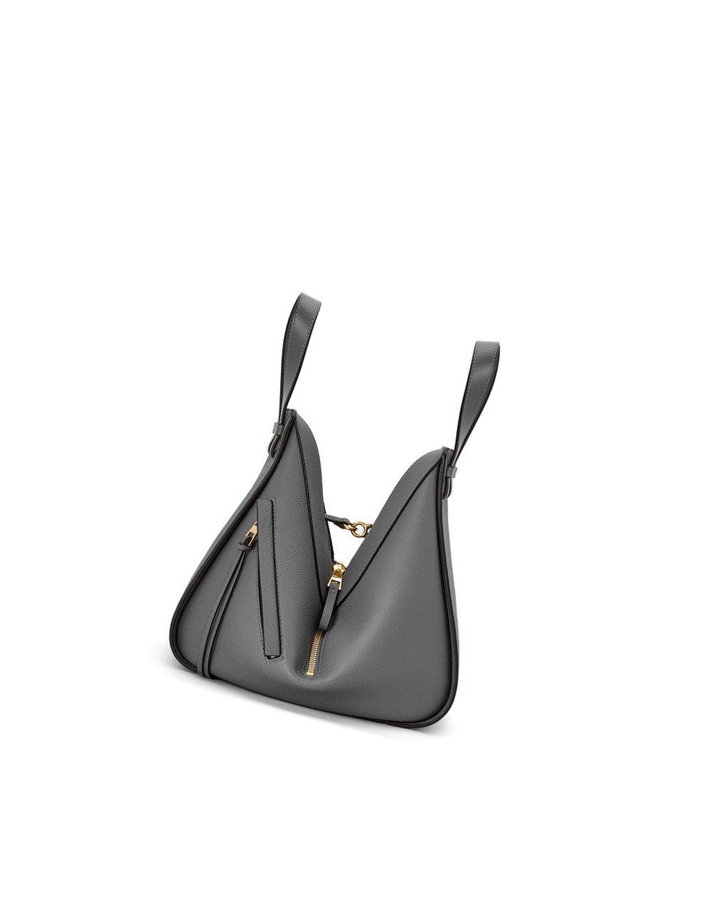 Loewe Small Hammock bag in soft grained calfskin Grise | 4352RPMXI