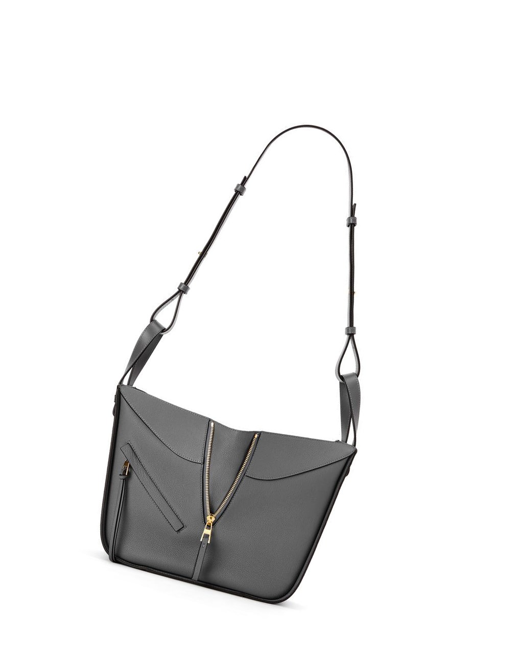 Loewe Small Hammock bag in soft grained calfskin Grise | 4352RPMXI