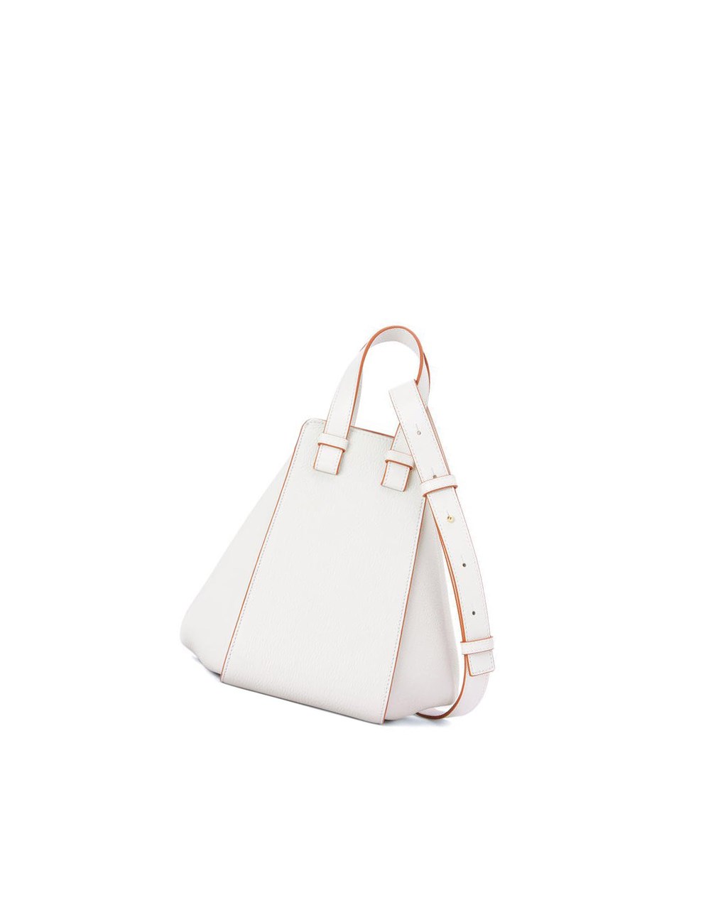 Loewe Small Hammock bag in soft grained calfskin Blanche | 6372DOGJY