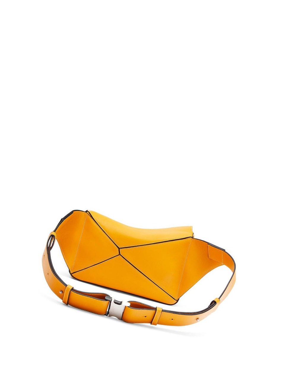 Loewe Small Puzzle Bumbag in classic calfskin Sunflower | 2734XPRSZ