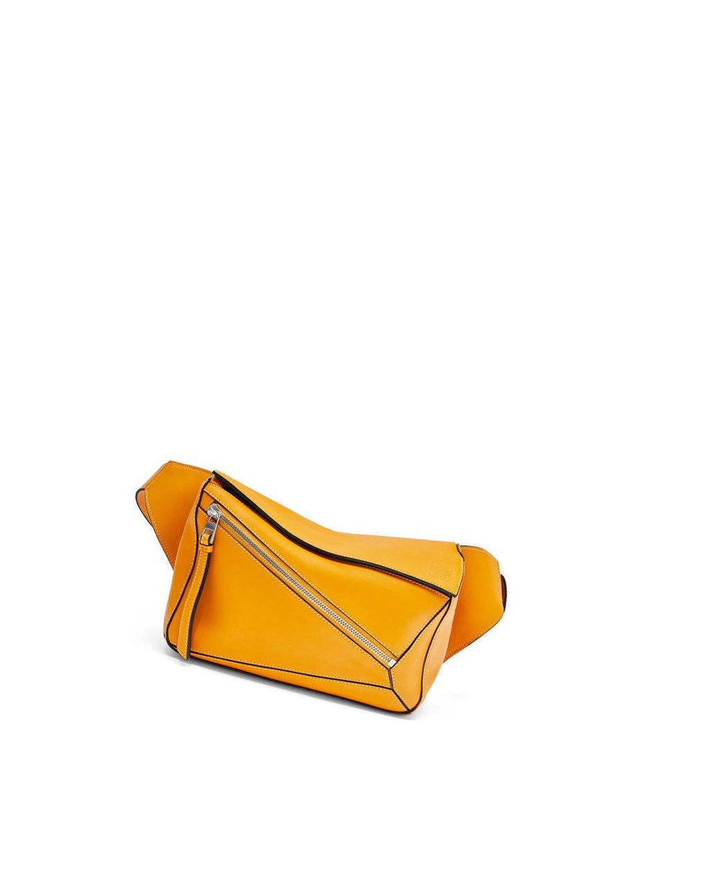 Loewe Small Puzzle Bumbag in classic calfskin Sunflower | 2734XPRSZ