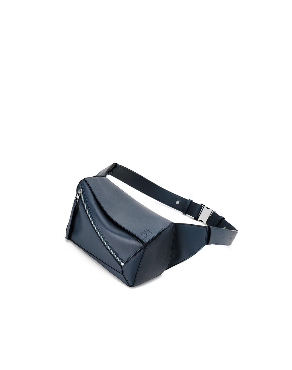 Loewe Small Puzzle Bumbag in classic calfskin Ocean | 4253HORVP