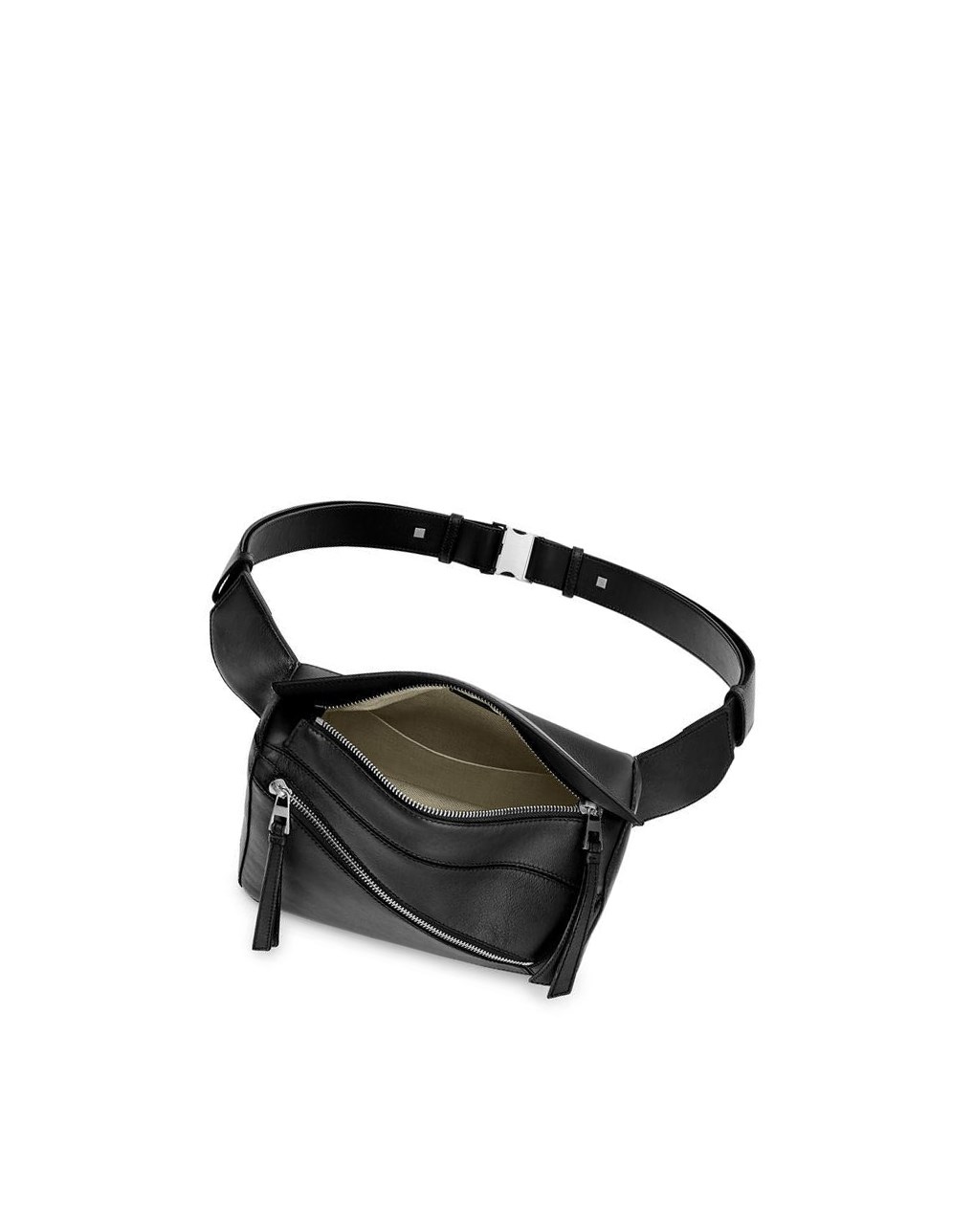 Loewe Small Puzzle Bumbag in classic calfskin Noir | 5840XHIQZ