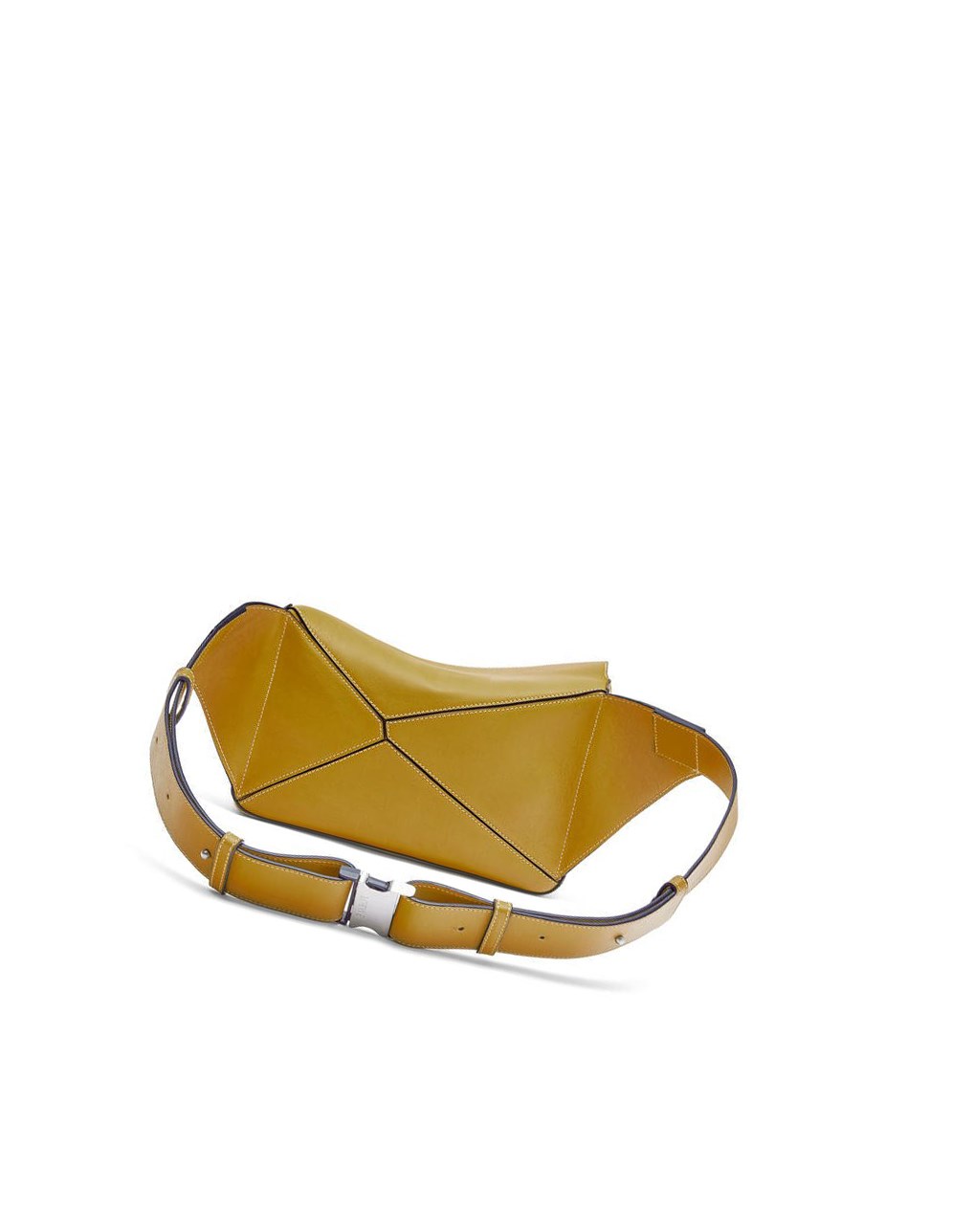 Loewe Small Puzzle Bumbag in classic calfskin Ochre | 8967UTBEN