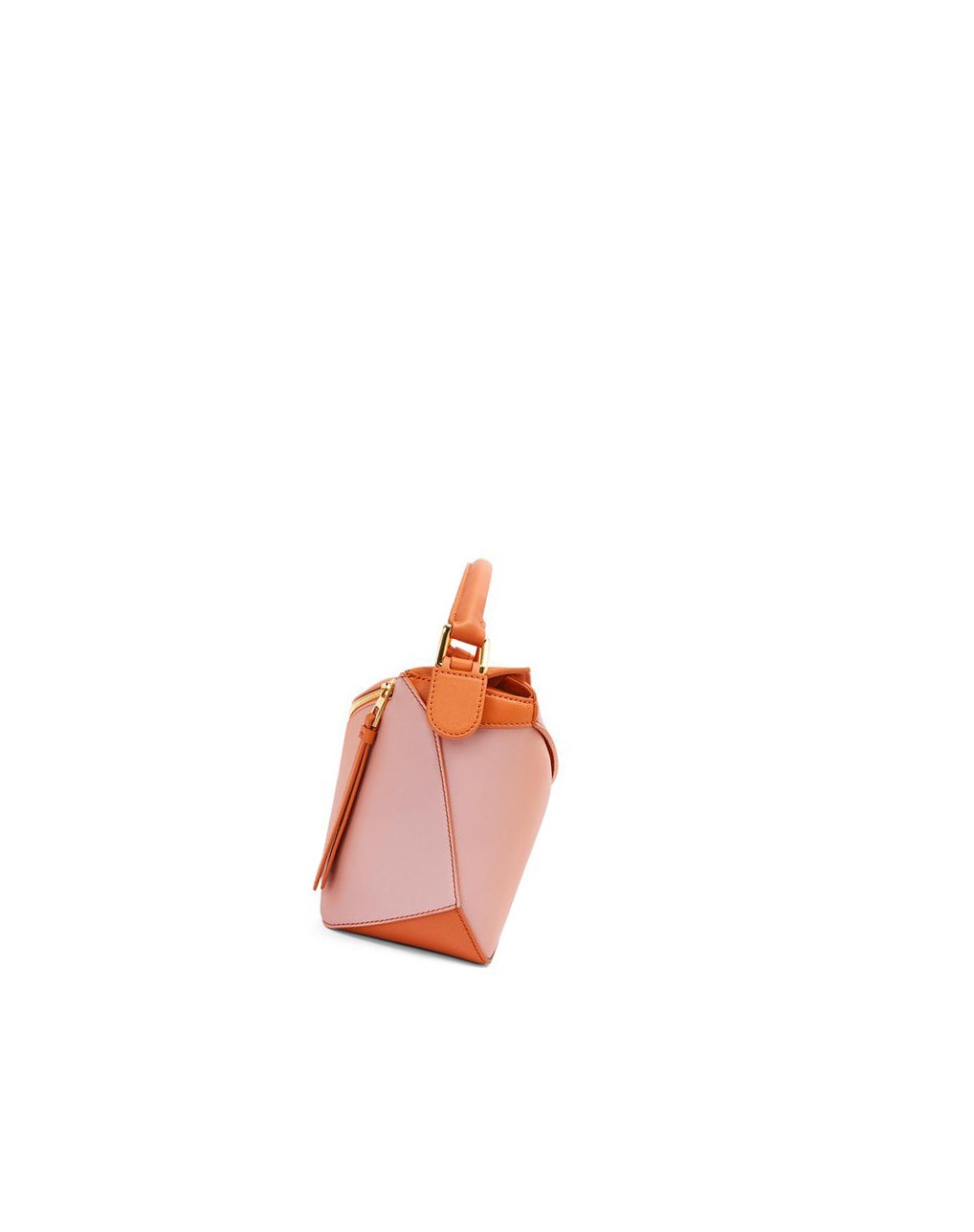 Loewe Small Puzzle Edge bag in degrade nappa calfskin Corail Foncé | 0982OFNDS