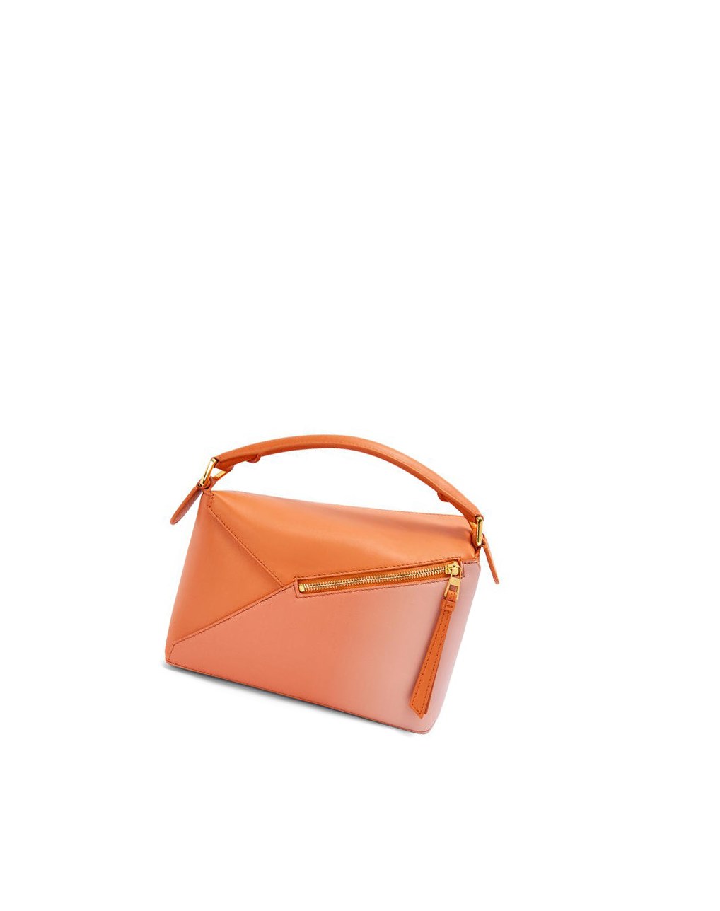 Loewe Small Puzzle Edge bag in degrade nappa calfskin Corail Foncé | 0982OFNDS