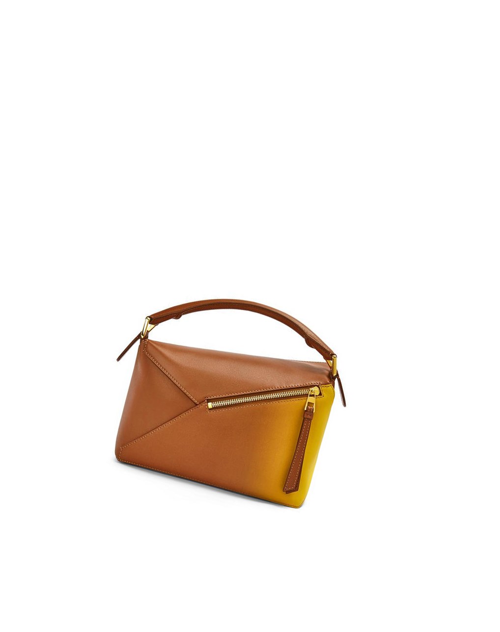 Loewe Small Puzzle Edge bag in degrade nappa calfskin Citron | 6178JHWZD