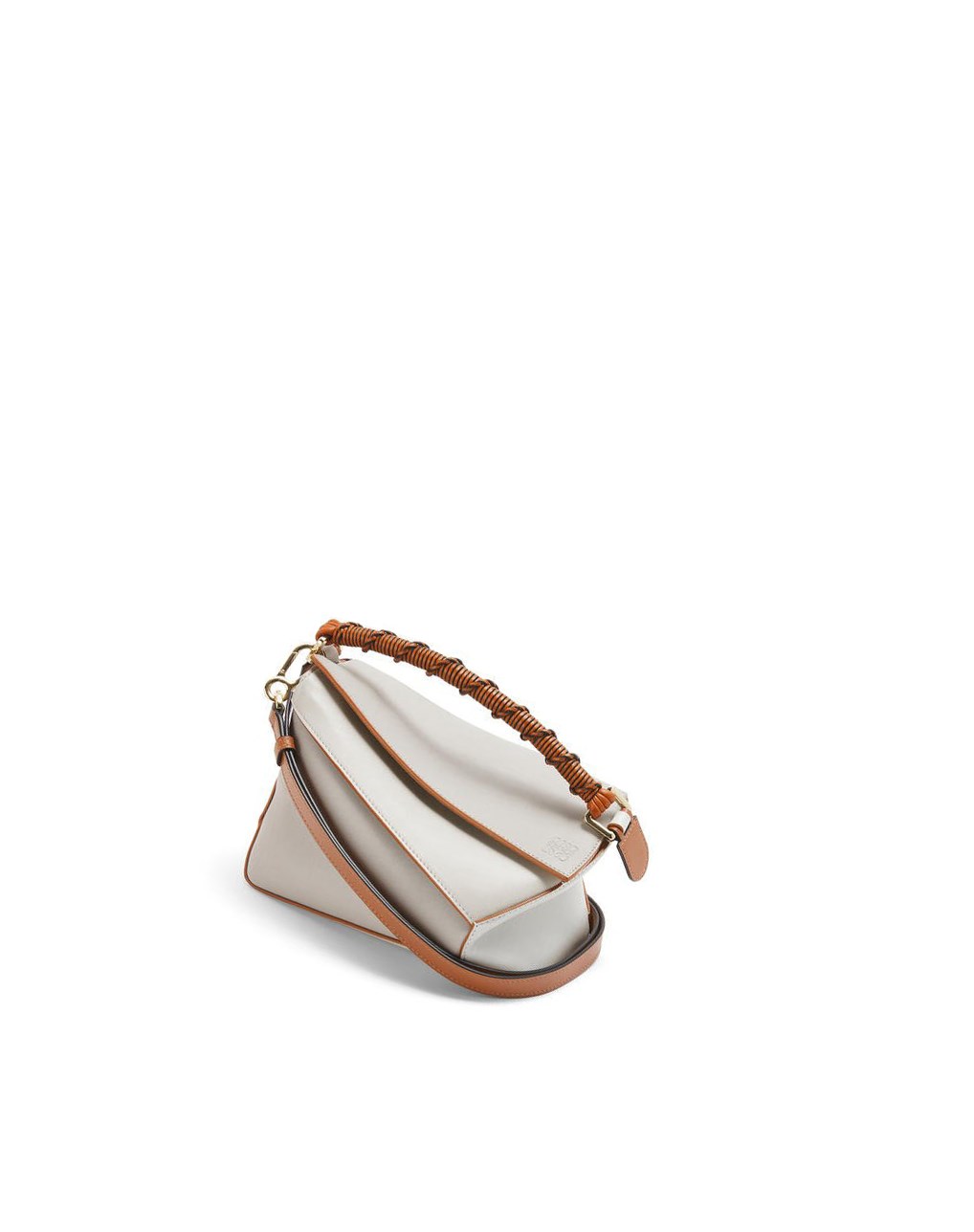 Loewe Small Puzzle Edge bag in nappa calfskin Blanche | 6184UZPHE