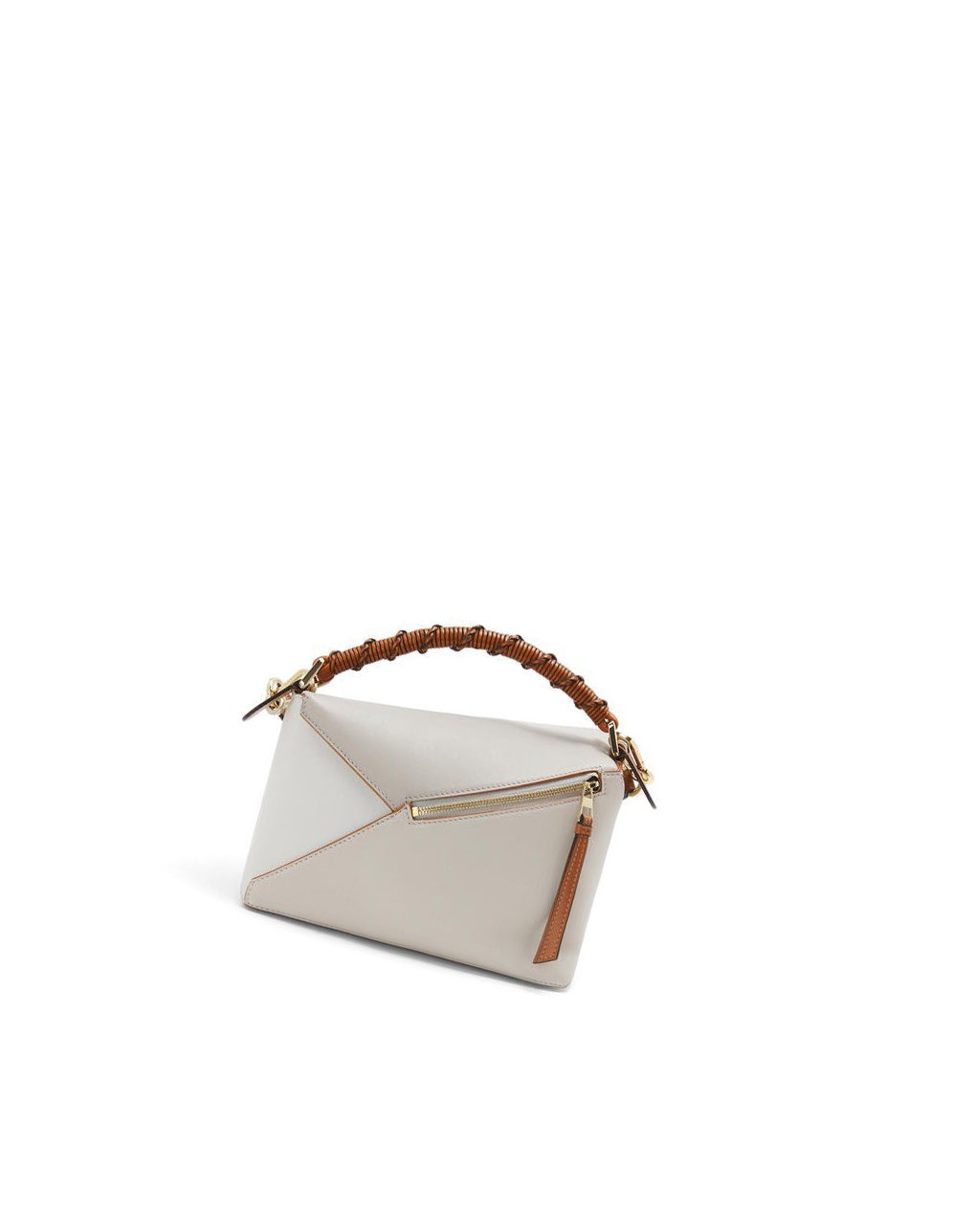 Loewe Small Puzzle Edge bag in nappa calfskin Blanche | 6184UZPHE