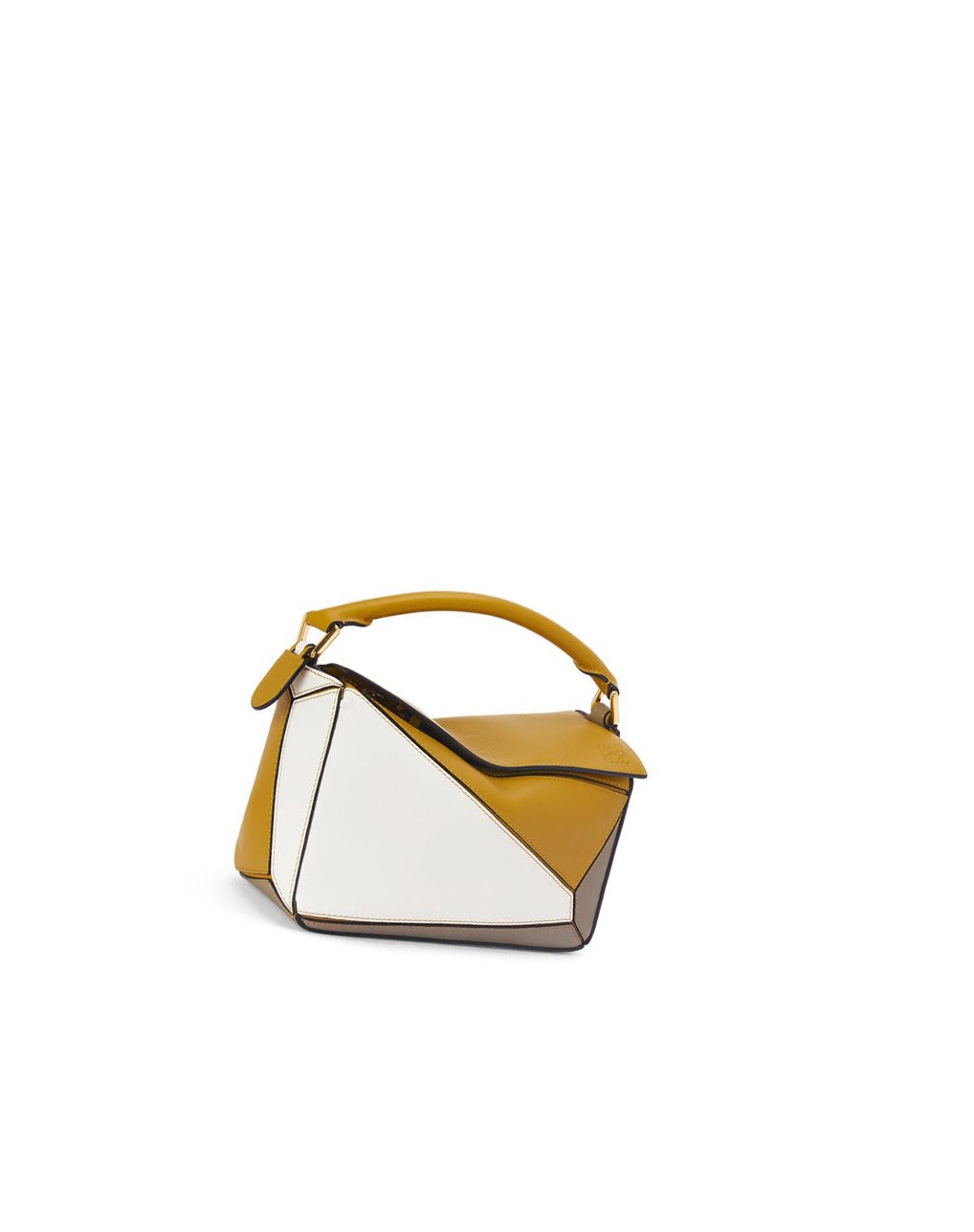 Loewe Small Puzzle bag in classic calfskin Blanche | 1549CAMKP