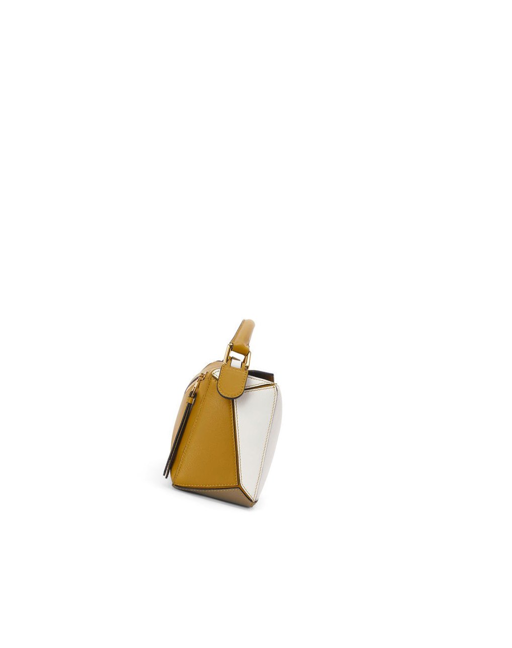 Loewe Small Puzzle bag in classic calfskin Blanche | 1549CAMKP