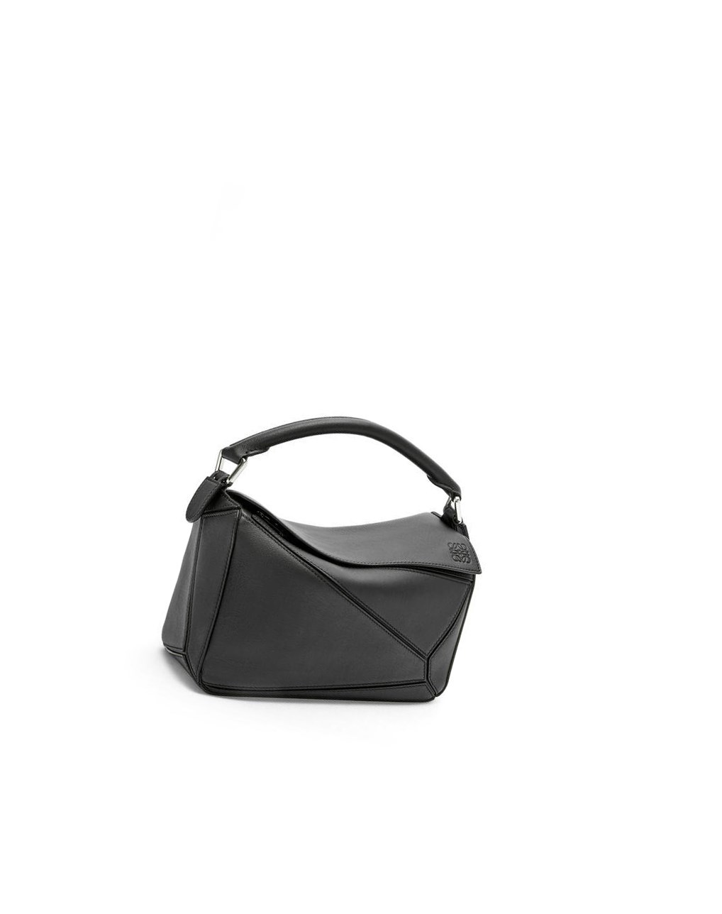 Loewe Small Puzzle bag in classic calfskin Noir | 8697GUYKC