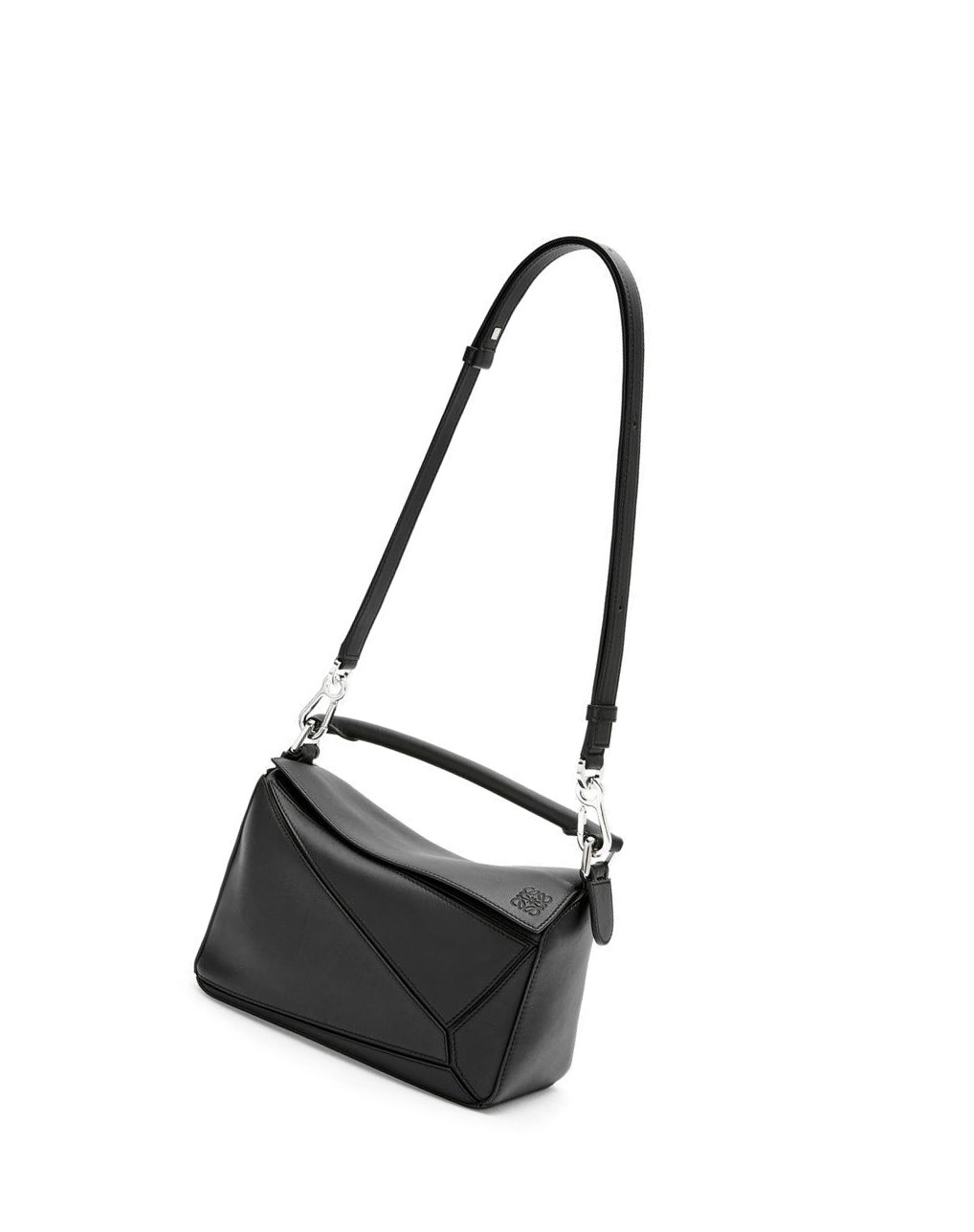 Loewe Small Puzzle bag in classic calfskin Noir | 8697GUYKC