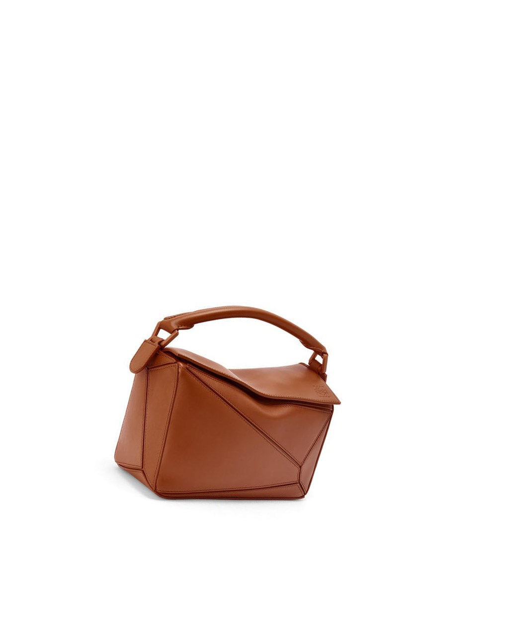 Loewe Small Puzzle bag in satin calfskin Pecan | 0795GQFPN