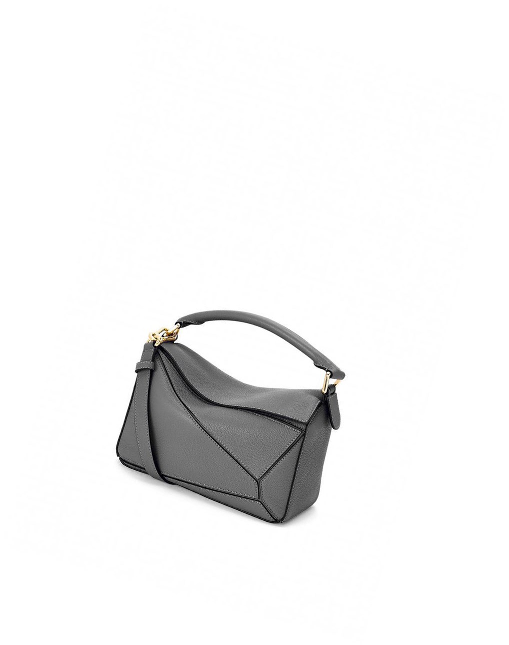 Loewe Small Puzzle bag in soft grained calfskin Grise | 0315TQMZG