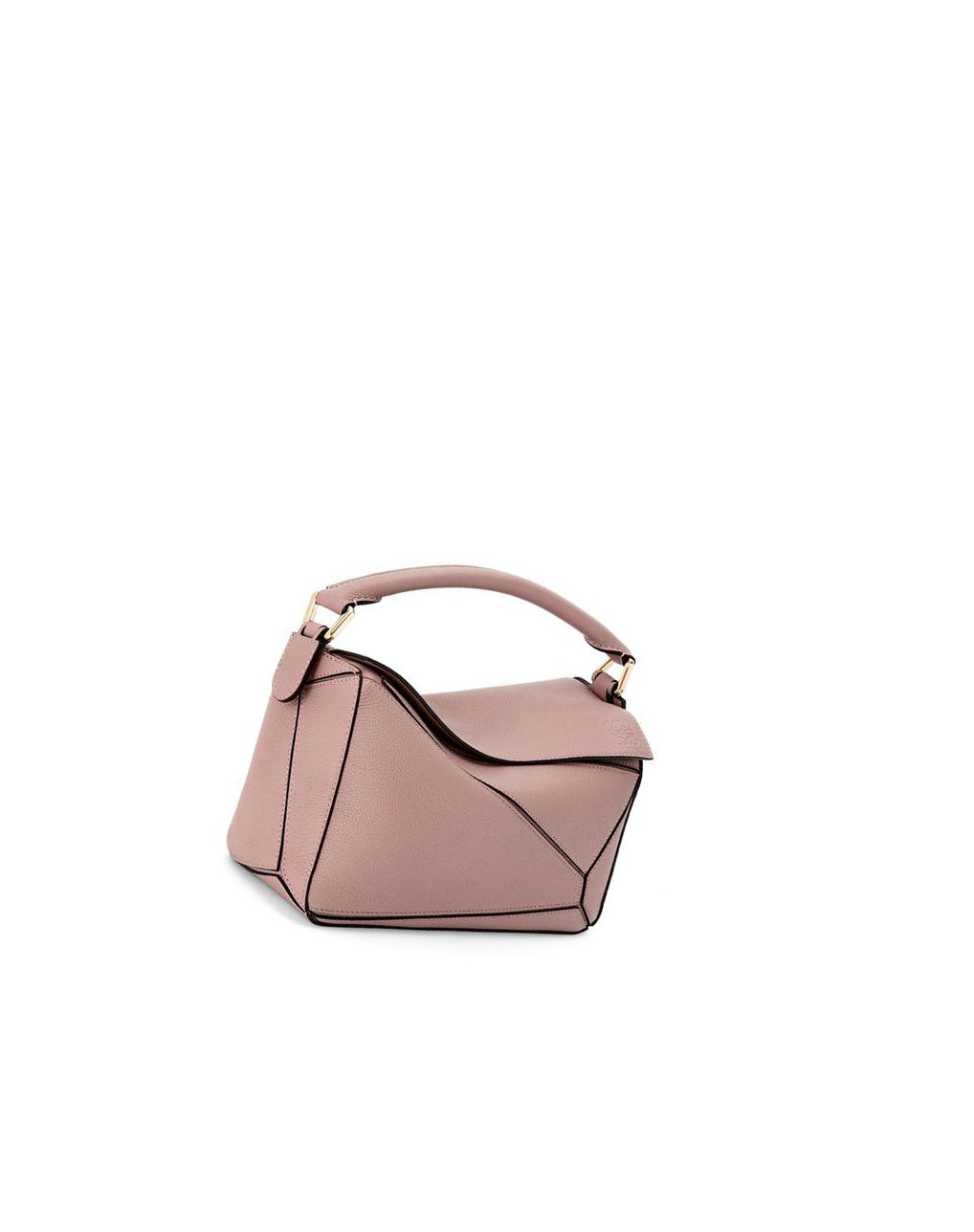 Loewe Small Puzzle bag in soft grained calfskin Noir | 6854TMYKQ