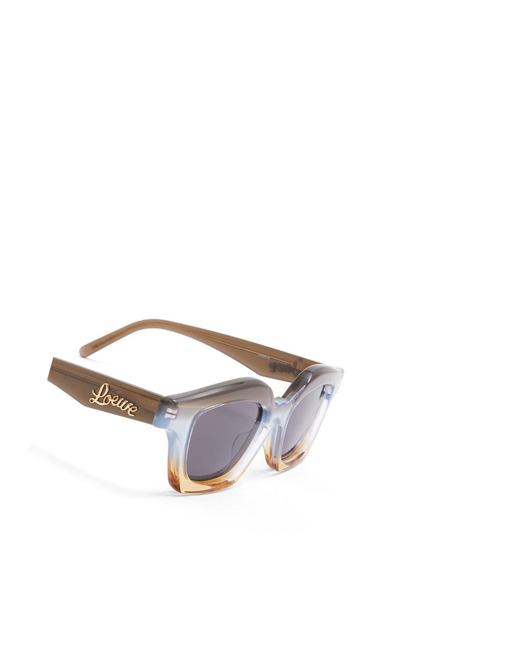 Loewe Small browline sunglasses in acetate Grise Bleu | 8523BKQIS