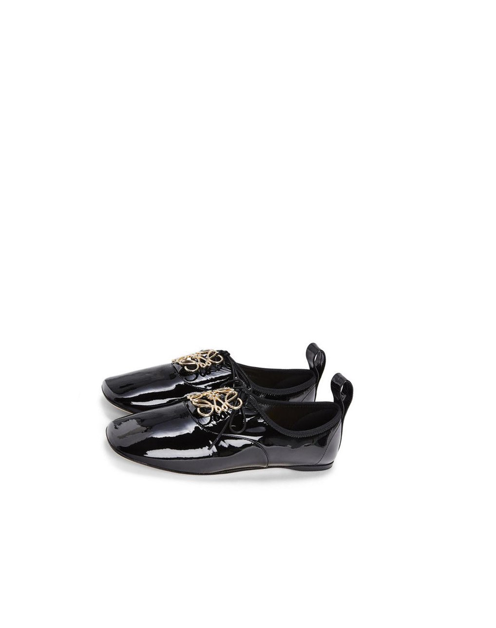 Loewe Soft derby anagram in patent calf Noir | 7893ZHWME