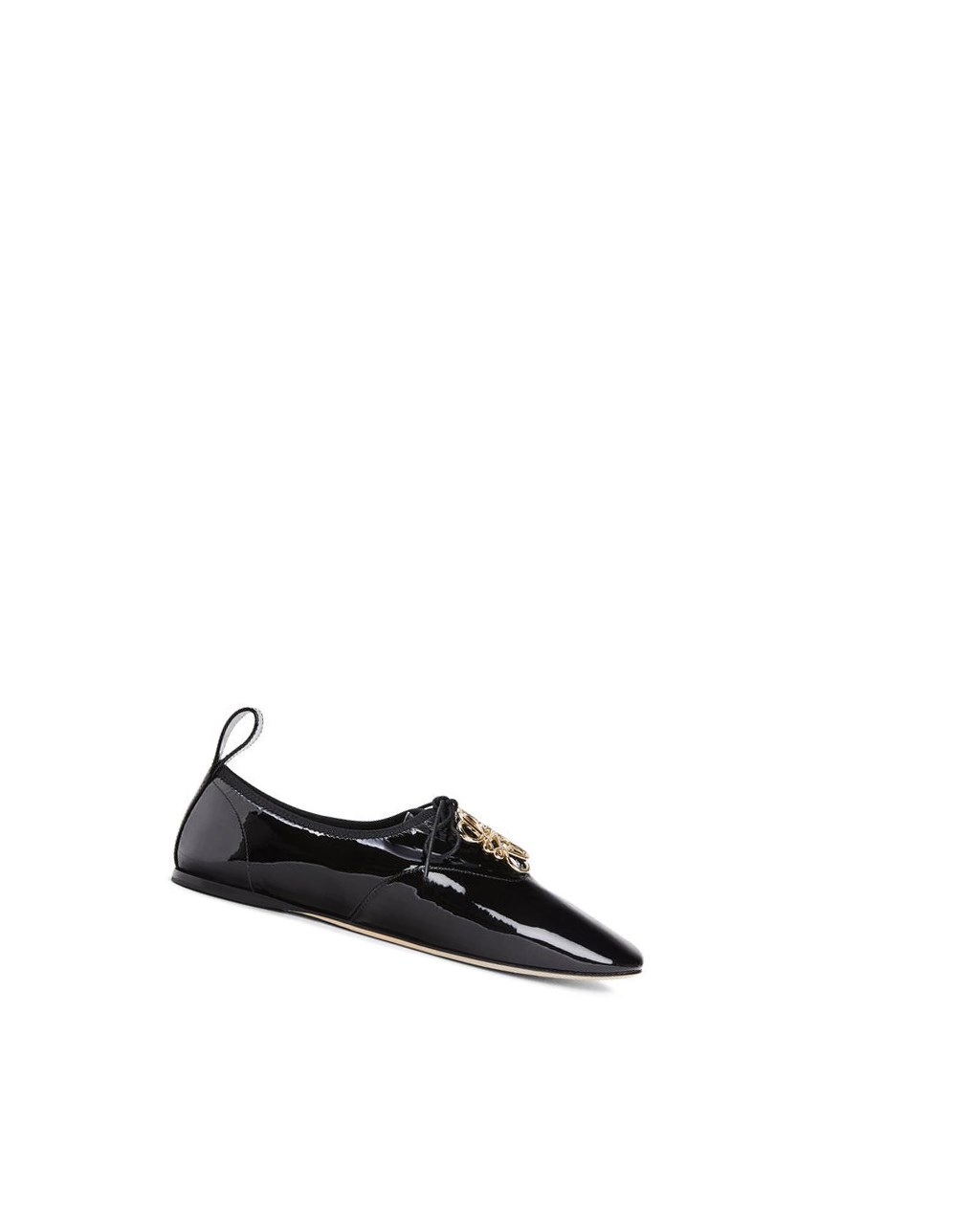 Loewe Soft derby anagram in patent calf Noir | 7893ZHWME