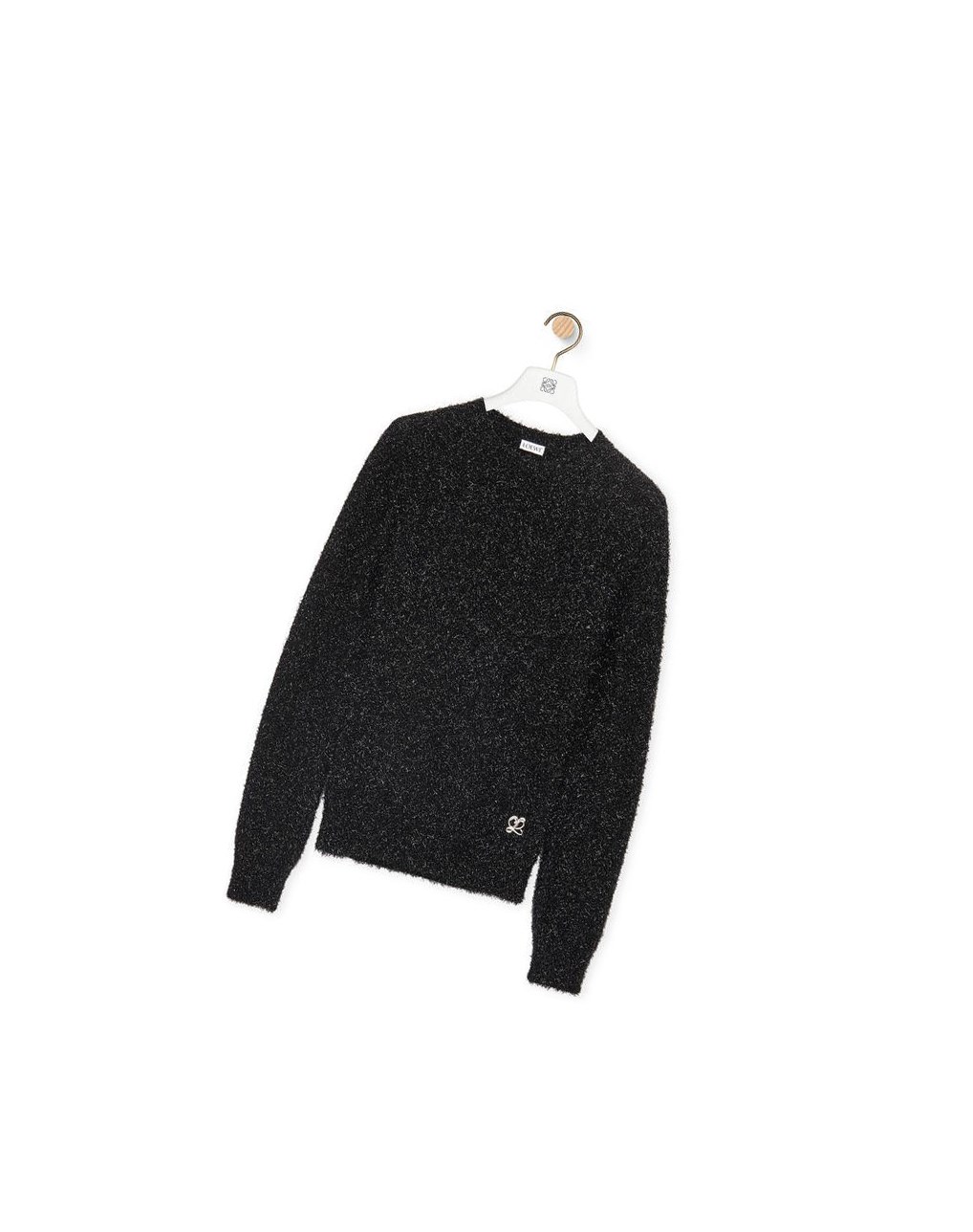 Loewe Sparkle sweater in viscose Noir | 7406KDVSJ