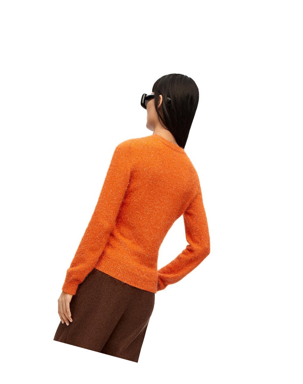 Loewe Sparkle sweater in viscose Orange | 8290LVBFI