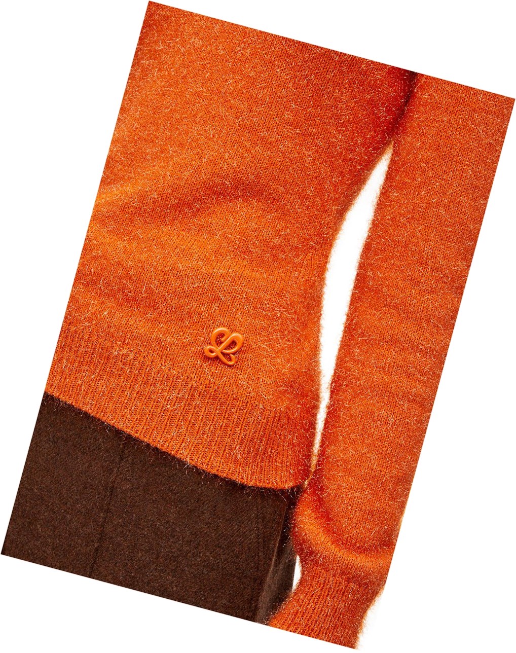 Loewe Sparkle sweater in viscose Orange | 8290LVBFI