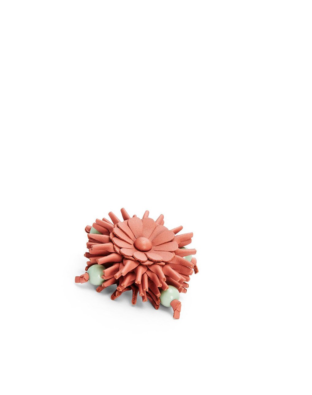 Loewe Stud Flower charm in classic calfskin Rose | 4569JEVZB