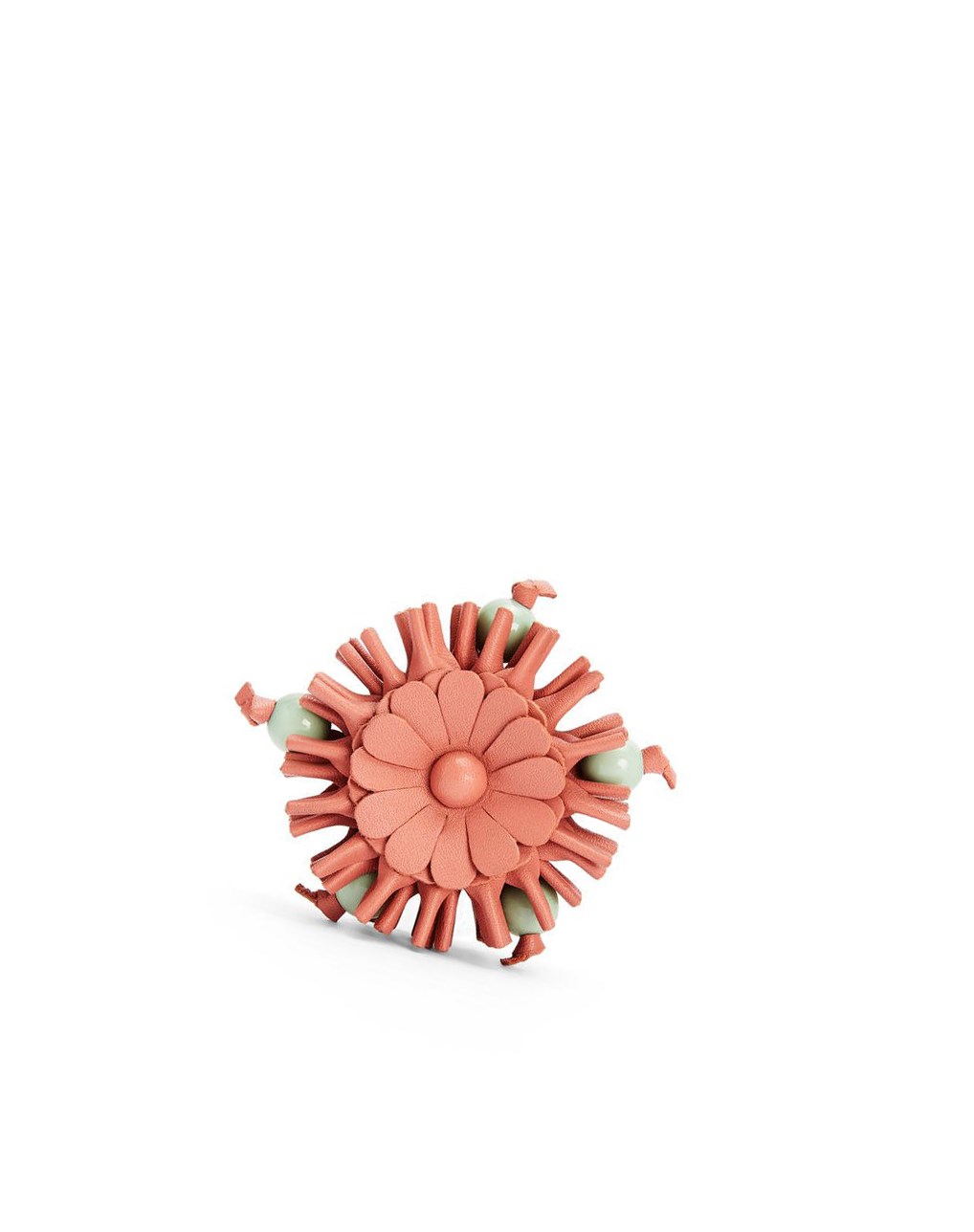 Loewe Stud Flower charm in classic calfskin Rose | 4569JEVZB