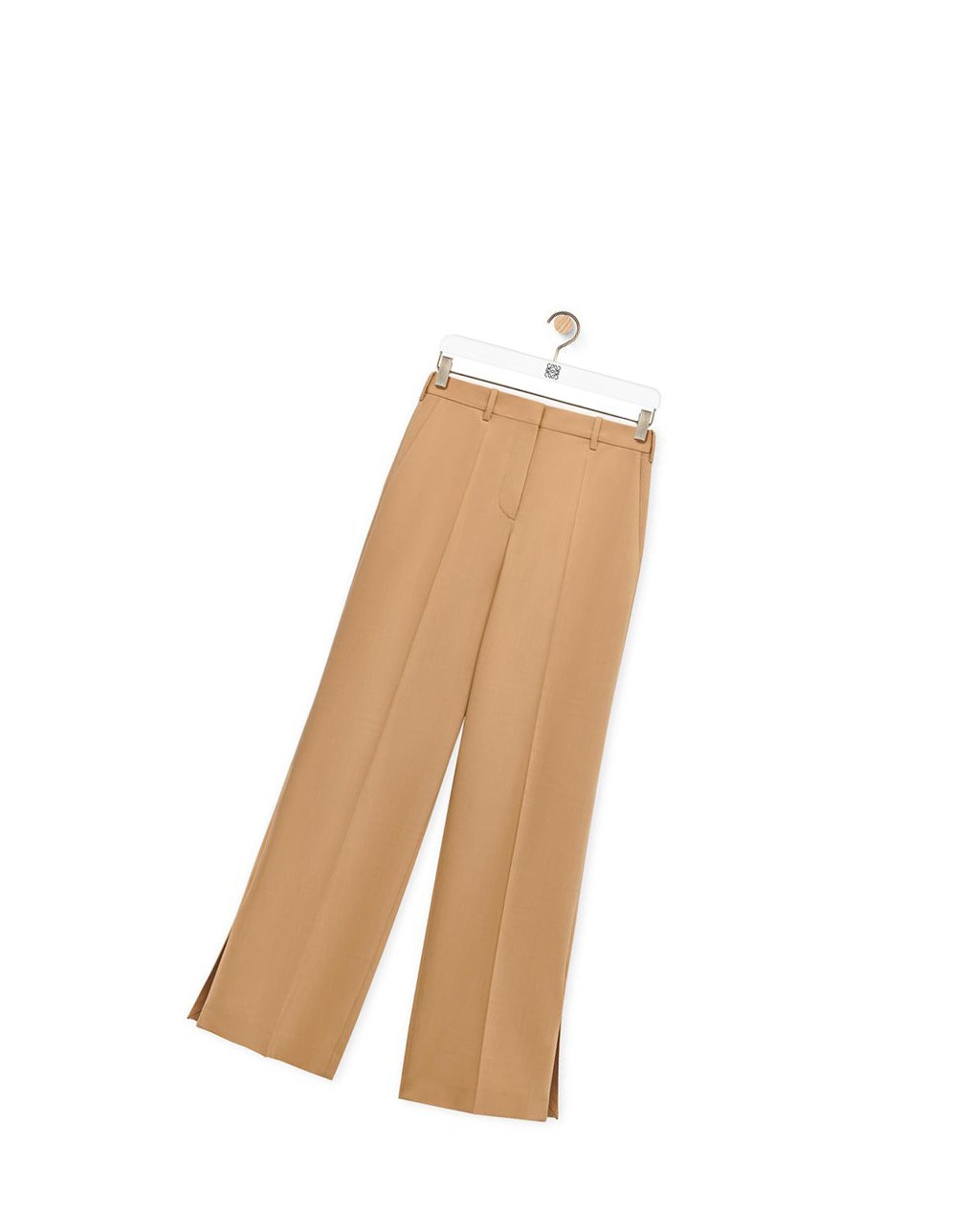 Loewe Tailored trousers in wool Beige | 4219FDNGX