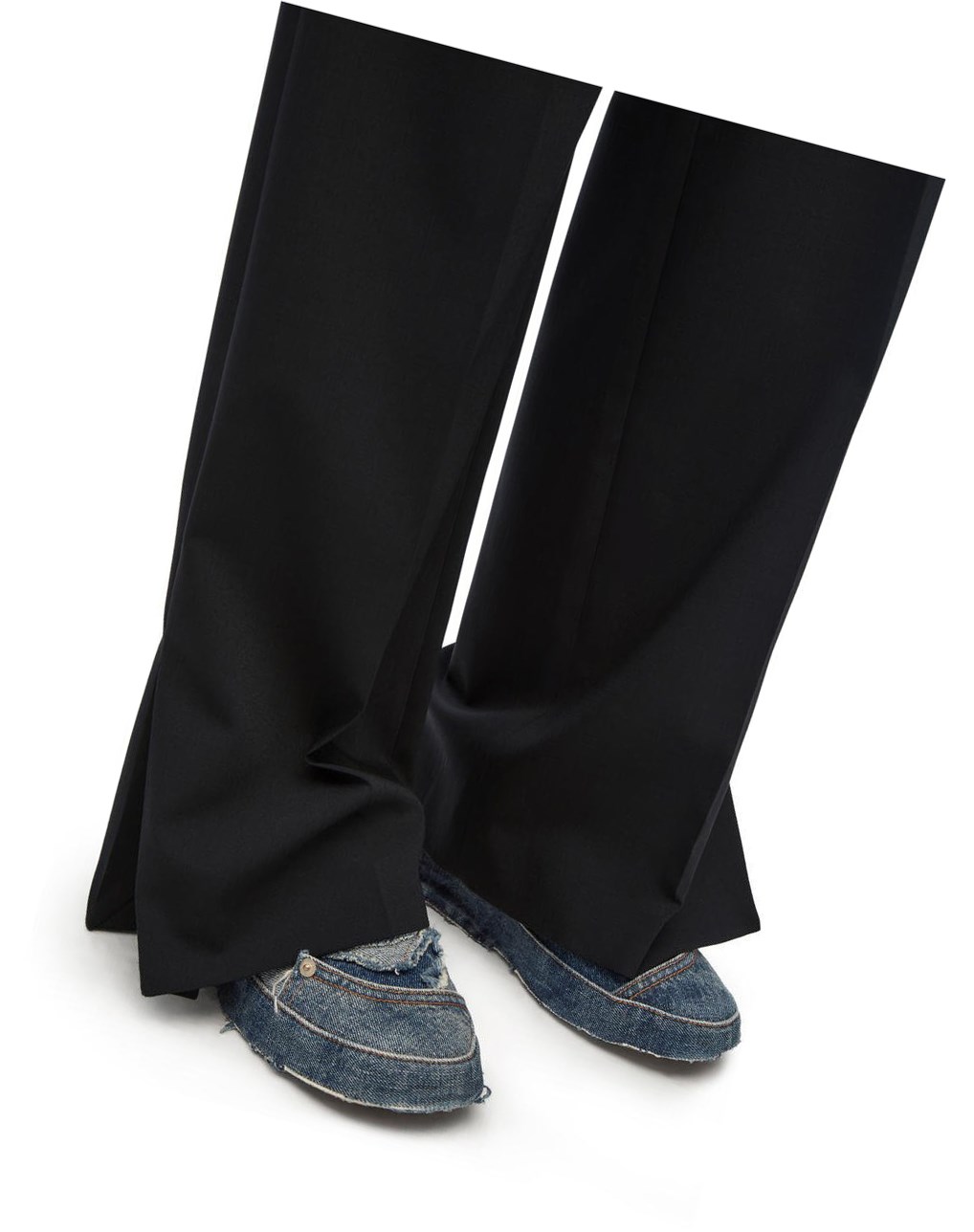 Loewe Tailored trousers in wool Noir | 6789PTIRG