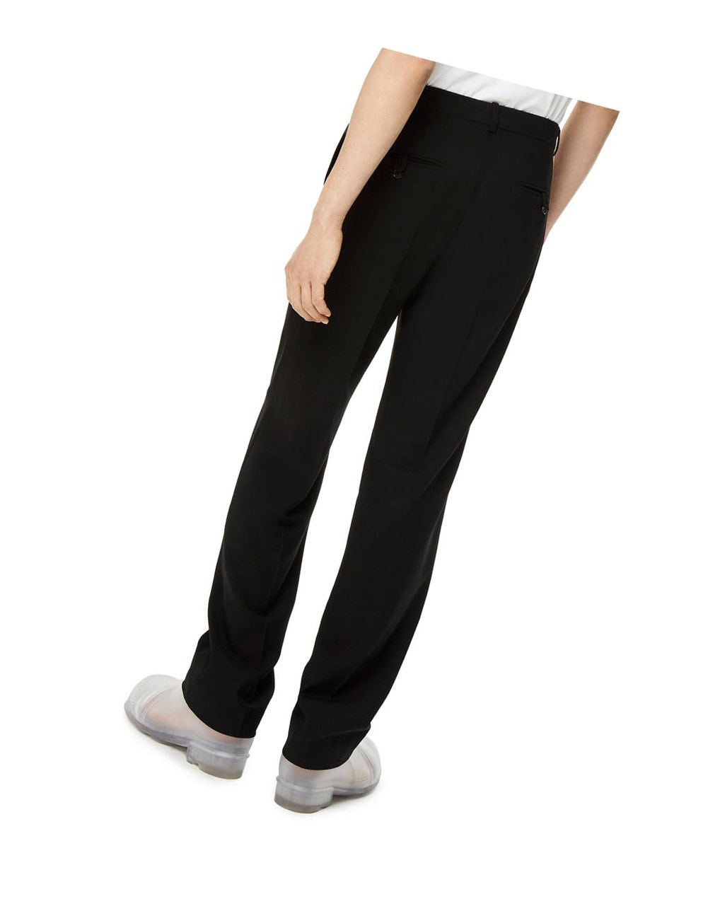 Loewe Tailored trousers in wool Noir | 9135FHKIZ