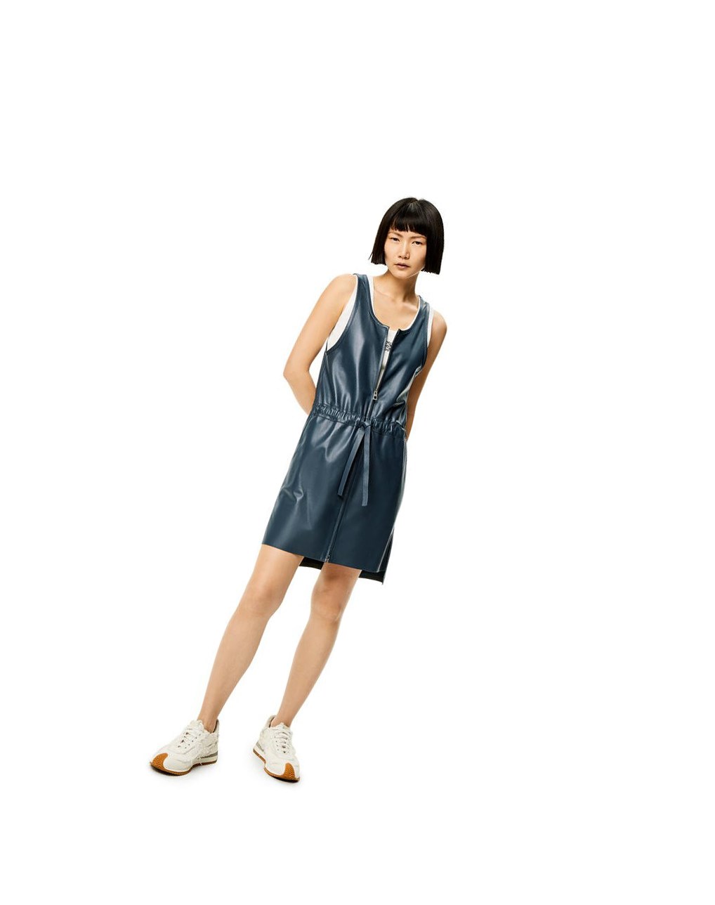 Loewe Tank dress in nappa Bleu | 4138XQYBZ